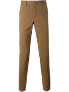 Incotex Slim-fit Trousers, Men's, Size: 50, Brown, Cotton/spandex/elastane