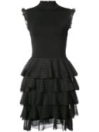 Alice+olivia Ruffled Dress - Black