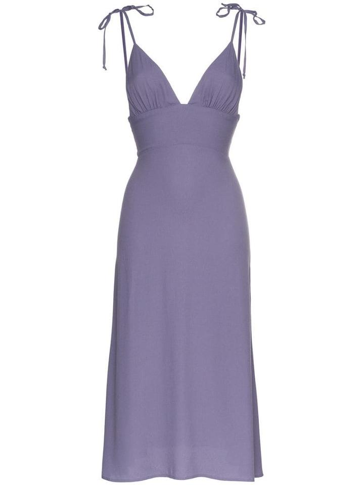 Reformation Talita Midi Dress - Purple