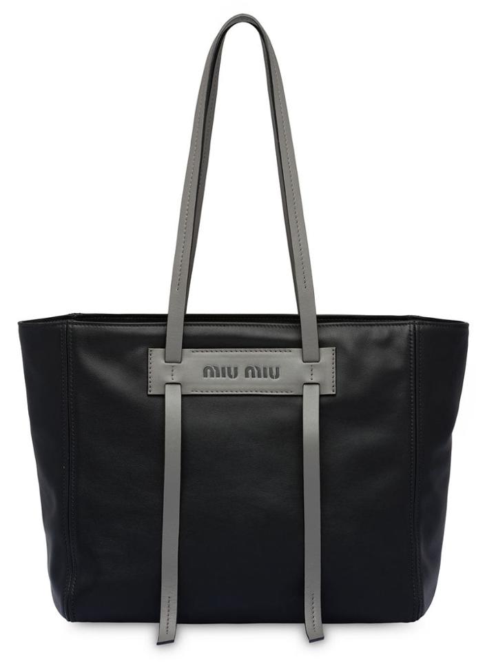 Miu Miu Grace Lux Tote - Black
