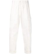 Barena Cargo Pocket Straight Trousers - White
