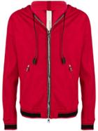 Giorgio Brato Hooded Zipped Jacket - Red