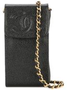 Chanel Vintage Chain Shoulder Bag Phone Case - Black