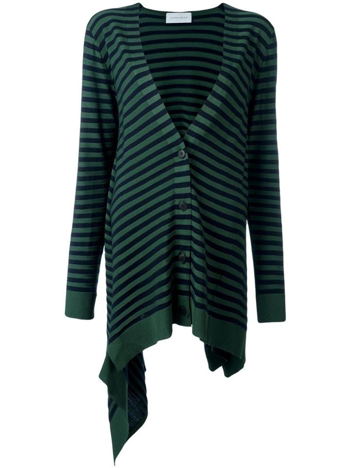 Christian Wijnants 'krista' Striped Cardigan - Blue