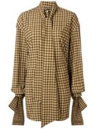 Rokh Checked Shirt - Nude & Neutrals