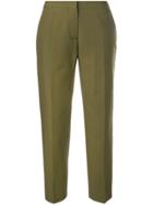 Marni Cropped Cigarette Pants - Green