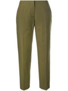 Marni Cropped Cigarette Pants - Green