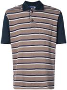 Junya Watanabe Comme Des Garçons Man Striped Polo Shirt - Blue