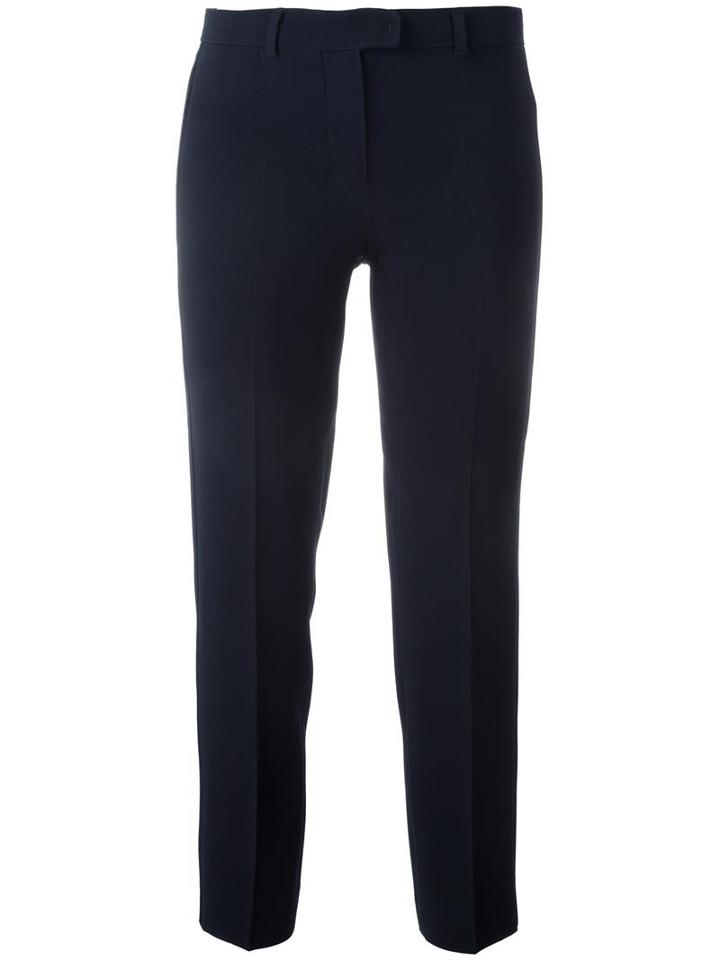 's Max Mara Tailored Trousers, Women's, Size: 48, Blue, Spandex/elastane/acetate/viscose