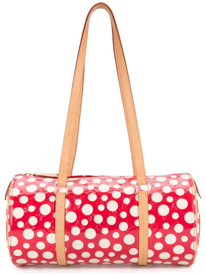 Louis Vuitton Vintage Vernis Dot Infinity Papillon Bag - Red