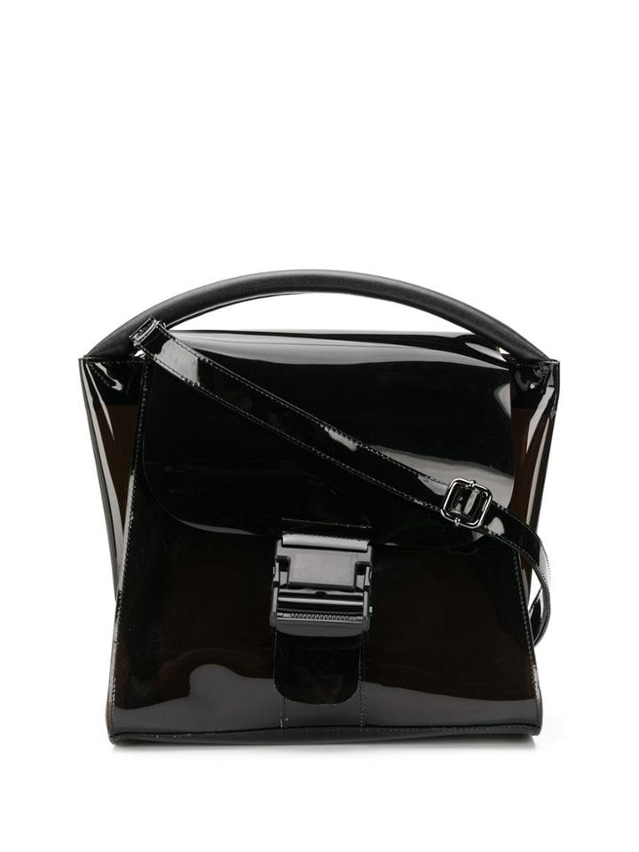 Zucca Semi-transparent Shoulder Bag - Black