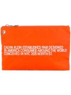 Calvin Klein 205w39nyc Brand Est. Clutch - Yellow & Orange