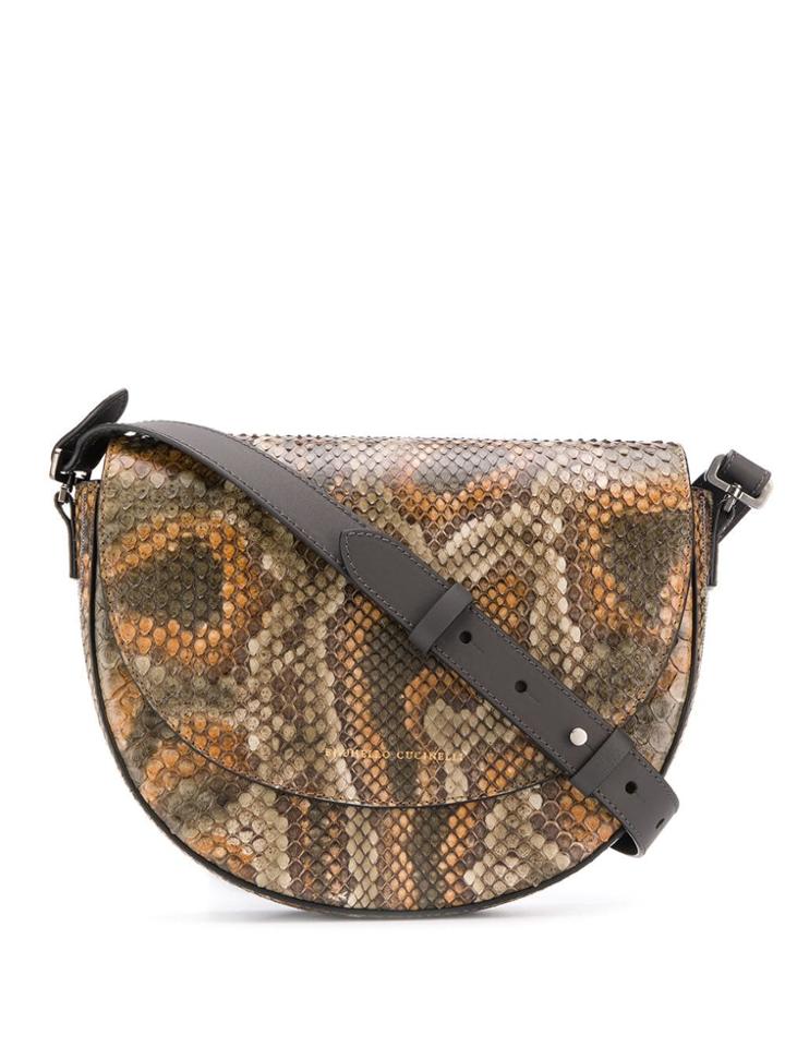 Brunello Cucinelli Saddle Shoulder Bag - Green