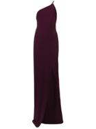 Solace London Petch One Shoulder Maxi Dress - Red