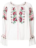 Ulla Johnson Floral Embroidered Blouse - White