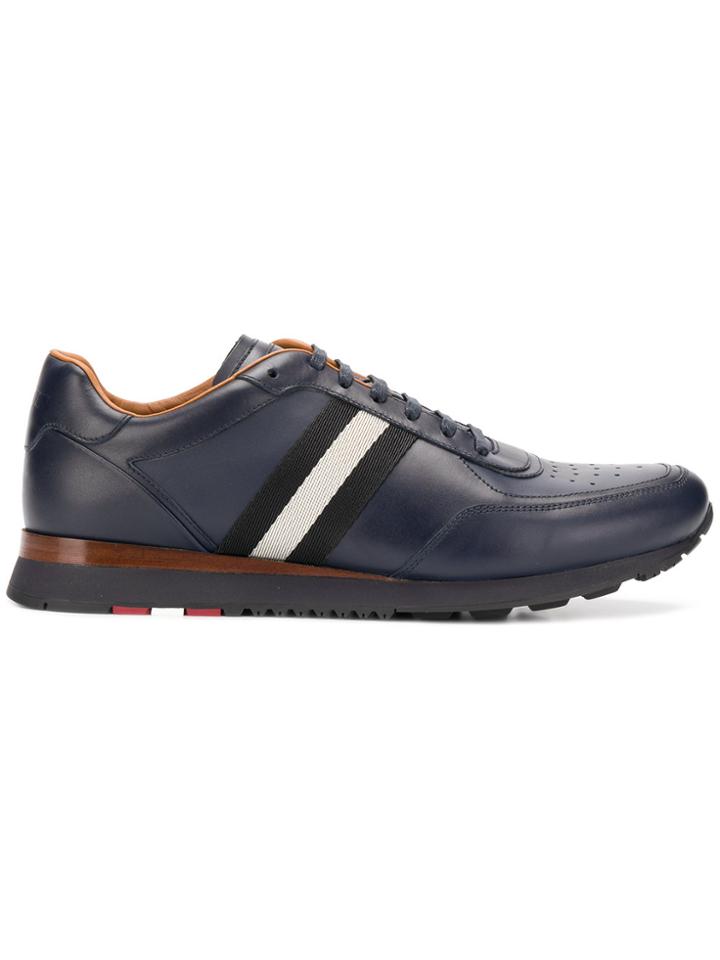 Bally Side Stripe Low-top Sneakers - Blue
