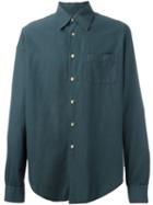 Romeo Gigli Vintage Patch Pocket Shirt, Men's, Size: L, Blue