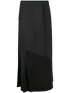 Yohji Yamamoto Vintage 1990's Panelled Midi Skirt - Black