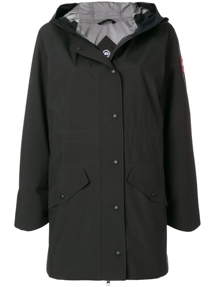 Canada Goose Hooded Coat - Black