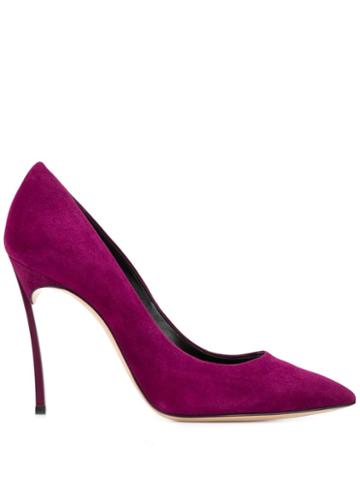 Casadei Decollete Blade Pumps - Purple