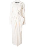 Jacquemus Front Knot-detail Dress - Nude & Neutrals