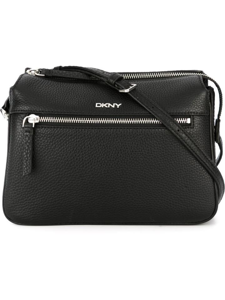 Dkny Double Zip Crossbody Bag, Women's, Black