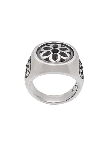 Good Art Hlywd Floral Ring - Metallic