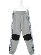 Philipp Plein Kids 'run Baby Run' Track Pants, Boy's, Size: 10 Yrs, Grey