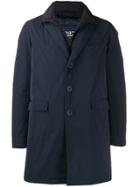 Herno Single-breast Shell Coat - Blue