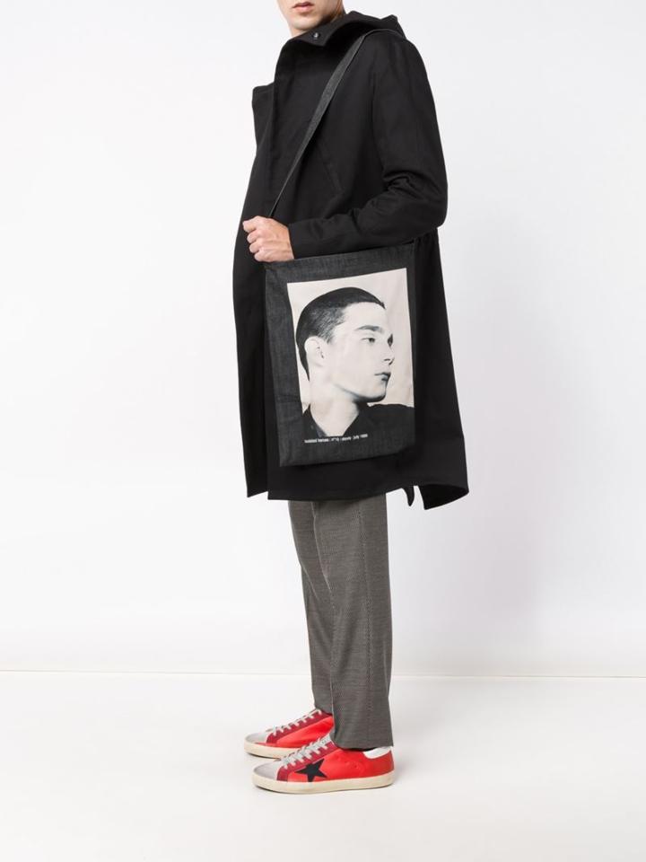Raf Simons 'stevie' Denim Tote, Men's, Cotton