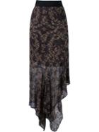 Cecilia Prado Mid-length Tricot Skirt, Women's, Size: P, Brown, Acrylic/viscose