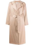 Forte Forte Belted Single-breasted Coat - Neutrals