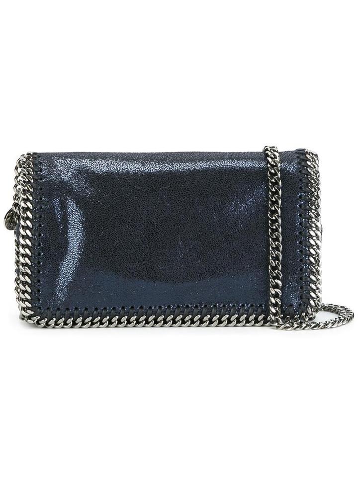 Stella Mccartney Falabella Crossbody Bag, Women's, Blue, Polyester