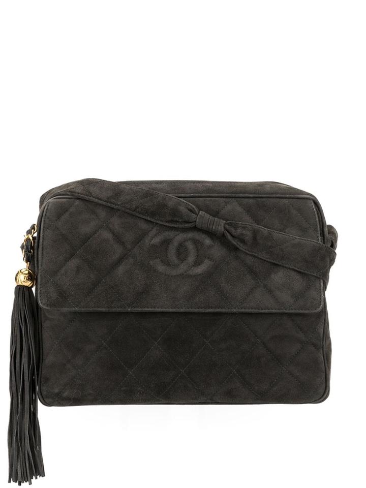 Chanel Pre-owned Cc Quilted Shoulder Bag - Black