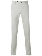 Pt01 - Slim Leg Trousers - Men - Cotton/spandex/elastane - 48, Grey, Cotton/spandex/elastane