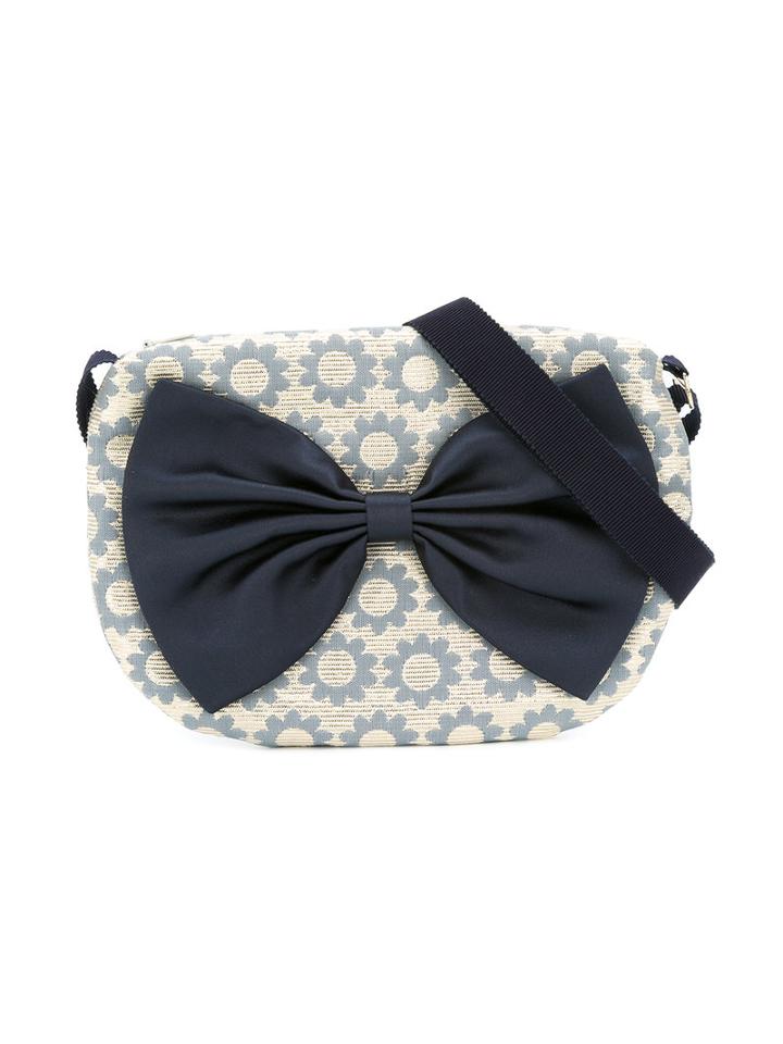 Bow Shoulder Bag - Kids - Cotton/polyester/metallized Polyester - One Size, Grey, Hucklebones London