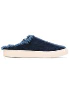 Ports 1961 Denim Frayed Mules