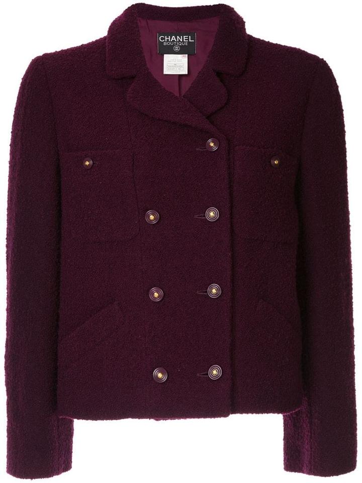 Chanel Pre-owned Bouclé Jacket - Purple