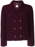 Chanel Pre-owned Bouclé Jacket - Purple