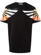 Givenchy Wings Print Columbian-fit T-shirt, Men's, Size: Xs, Black, Cotton