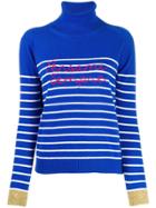 Giada Benincasa Knitted Striped Jumper - Blue