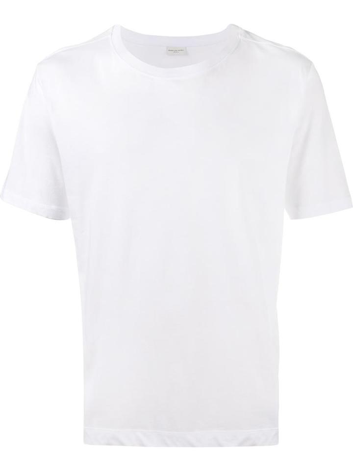 Dries Van Noten Cotton T-shirt, Men's, Size: Small, White, Cotton