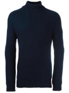 Natural Selection 'cotswold' Roll Neck Jumper, Men's, Size: Xs, Blue, Merino