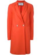 Harris Wharf London Double Breasted Coat, Women's, Size: 46, Yellow/orange, Wool