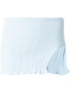 Jacquemus Side Slit Mini Skirt - Blue