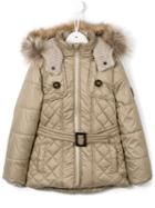 Lapin House Hooded Padded Coat, Girl's, Size: 10 Yrs, Nude/neutrals