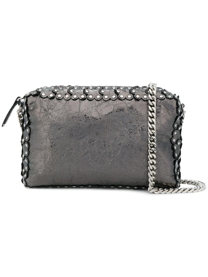 Red Valentino Flower Puzzle Camera Bag - Metallic