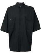 Versace Vintage Short-sleeve Denim Shirt - Black