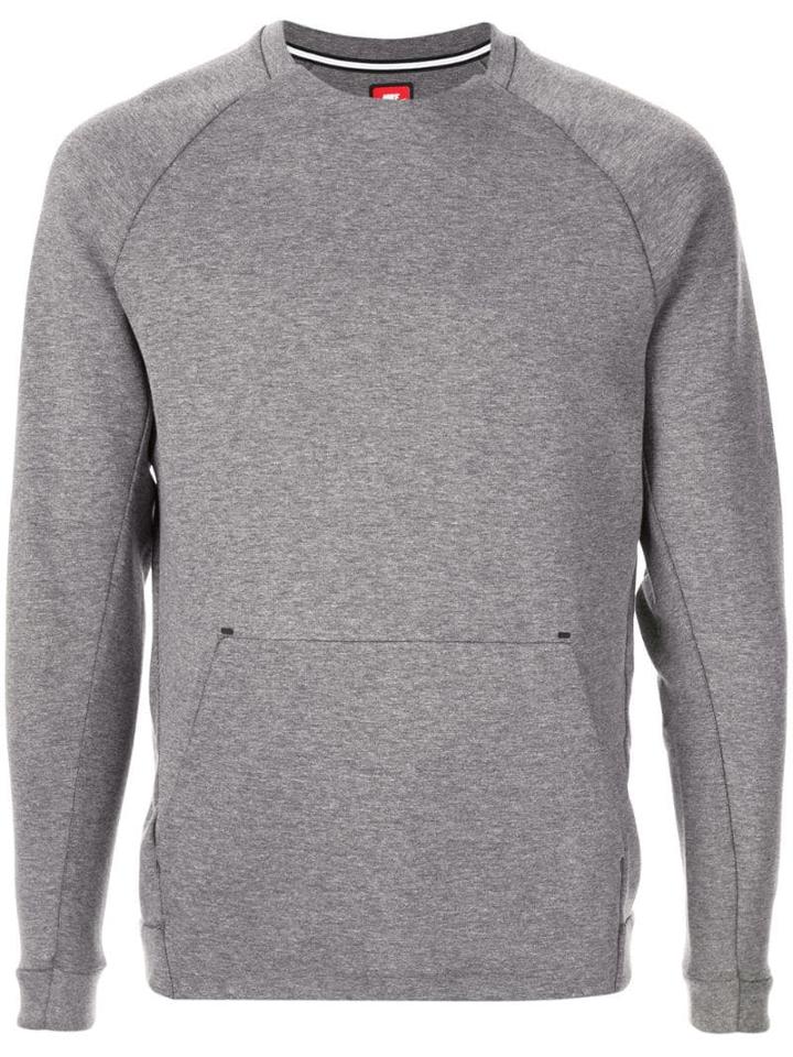 Nike Swoosh Logo Sweatshirt - Grey