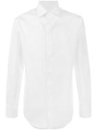 Giorgio Armani Classic Shirt, Men's, Size: 43, White, Cotton